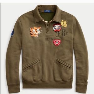 Polo by Ralph Lauren quarter-zip sweatshirt.